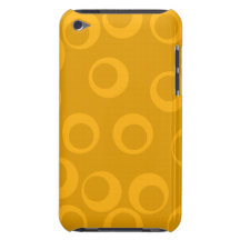 Orange retro pattern. iPod touch cover