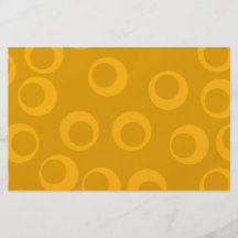 Orange retro pattern. flyer