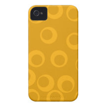Orange retro pattern. iPhone 4 case