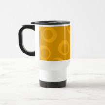 Orange retro pattern. mug