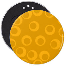 Orange retro pattern. pinback buttons