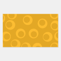 Orange retro pattern. stickers