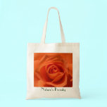 Orange Rose Customisable Tote bags