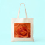 Orange Rose Tote bags