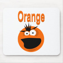 Orange Screamer Mousepad