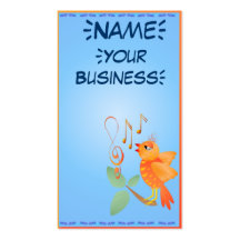 Orange Singing Bird profilecard_business_vertic... Business Card