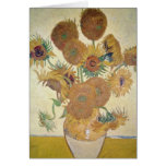 Orange Sunflowers, Vincent Van Gogh, Holland flowe Cards