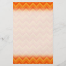 Orange Zigzag Stripes. Full Colour Flyer