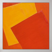 orangecube-canvas poster