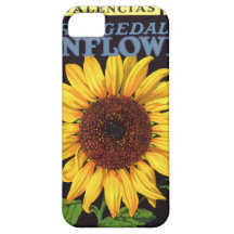 Orangedale Sunflower Vintage Fruit Crate Label Art iPhone 5 Covers