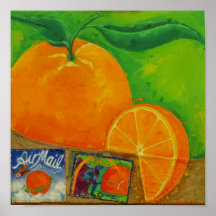 Oranges Noble Plakate