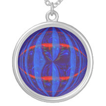 Orb Dark Blue necklace