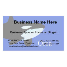 orca killer whale underwater graphic txt business card