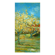 Orchard by Vincent van Gogh Custom Photo Card