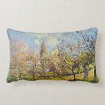 Orchard in spring by Alfred Sisley Pillows