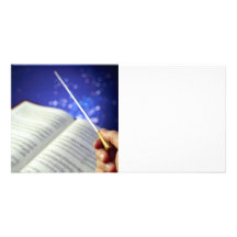 Orchestra Conductor Elements 1 Photo Greeting Card
