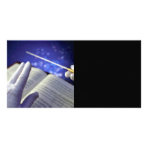 Orchestra Conductor Elements 2 Customised Photo Card