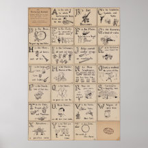 Orchestral Alphabet Poster