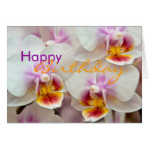 Orchid • Birthday Greeting Card