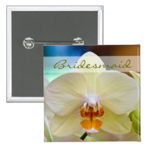 Orchid • Bridesmaid Wedding Button