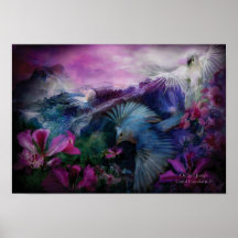 Orchid Jungle Art Poster/Print
