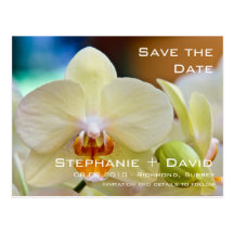 Orchid • Save the Date Card Postcard