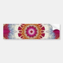 Orchidee und Pusteblume - orchid and blowball Bumper Stickers