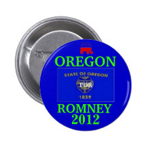 Oregon for Romney 2012 Pin