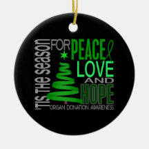Organ Donation Christmas 1 Ornaments