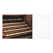 Organ Keyboard Photo Card