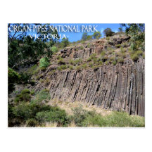 Organ Pipes Park, Victoria, Australia Postcard