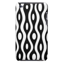 Organic black and white iPod touch cover