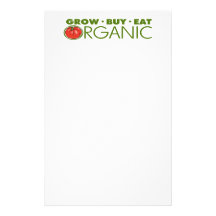 Organic Food Customised Stationery