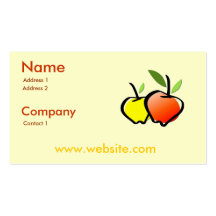 Organic Produce Business Card