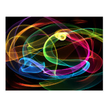 Organic Rainbow Postcard