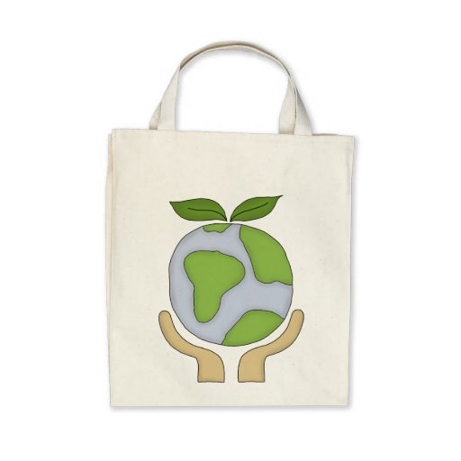 Organic Shopping Tote-Go Green Environment Tote Bags