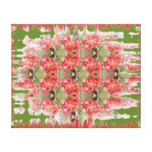 ORIENTAL FRACTAL IMAGE GALLERY WRAPPED CANVAS
