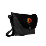 Oriental Poppy Messenger Bag