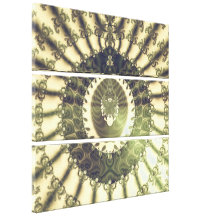 Oriental Sun Canvas Print