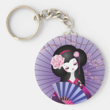 Origami Doll 2 Keychain
