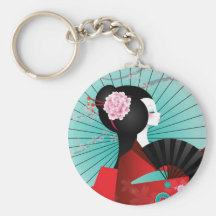 Origami Doll 3 Keychain