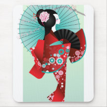 Origami Doll 3 Mousepad