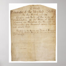 Original 11th Amendment United States Constitution Print