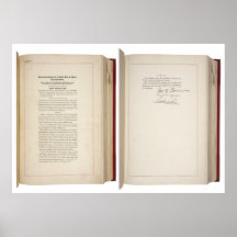ORIGINAL 20th Amendment U.S. Constitution Print