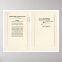 ORIGINAL 25th Amendment U.S. Constitution Poster