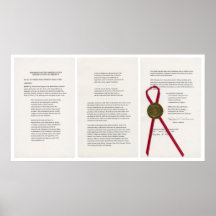ORIGINAL 27th Amendment U.S. Constitution Poster