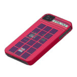 Original british phone box iPhone 4 Case-Mate cases