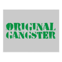 Original Gangster Postcard