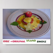ORIGINAL ISLAND CUISINES POSTER