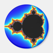 Original Mandelbrot Set 03 - Fractal Refrigerator Magnet
